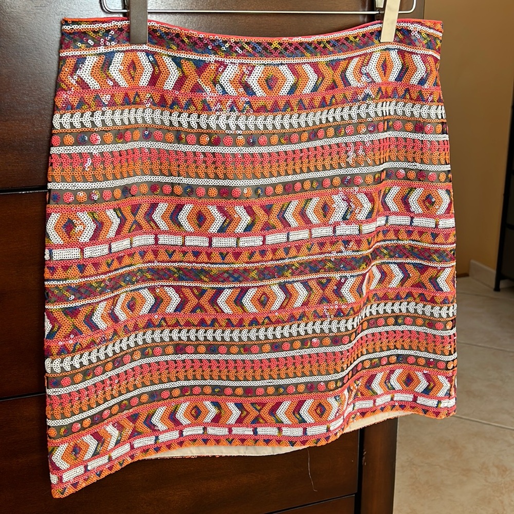 Banana Republic Multi color sequin skirt